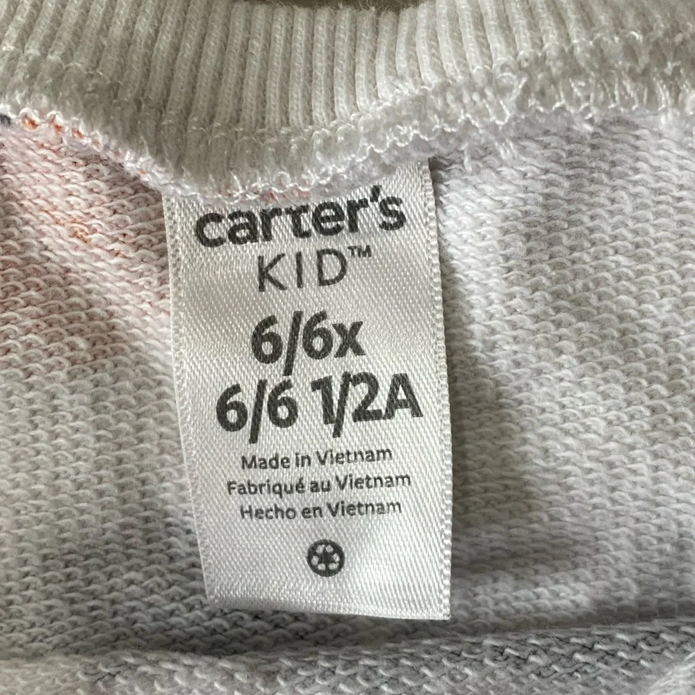 🎃 Carters Halloween Pumpkin Bat Top - Size 6/6X